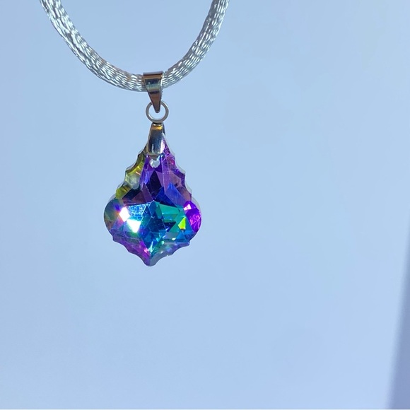 Elegant Purple and Blue drop Pendant car charm - Picture 4 of 8